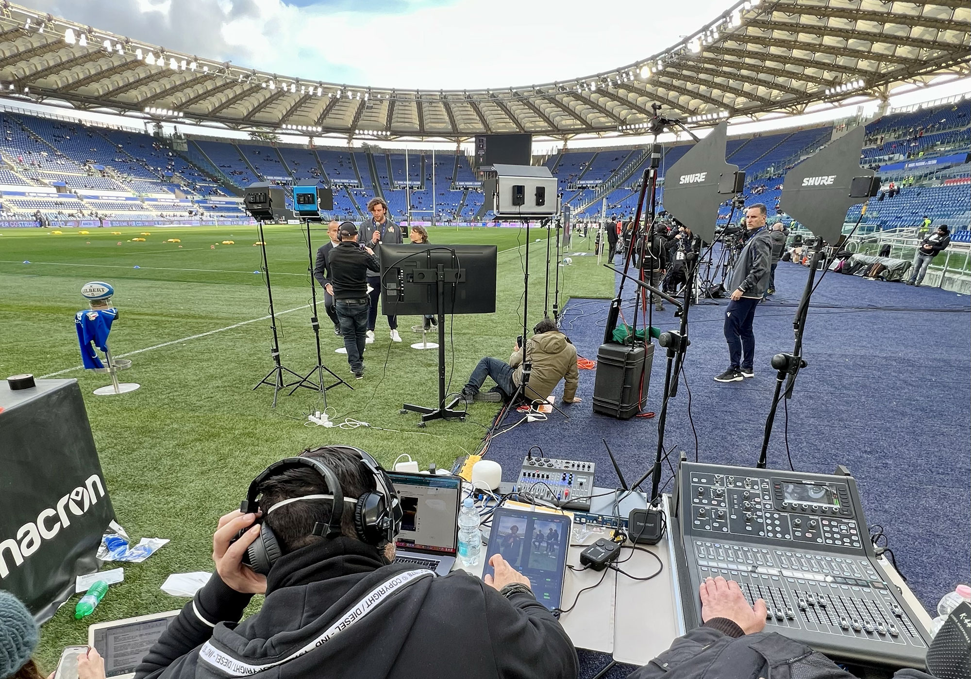 Studio pre partita in diretta su tiktok