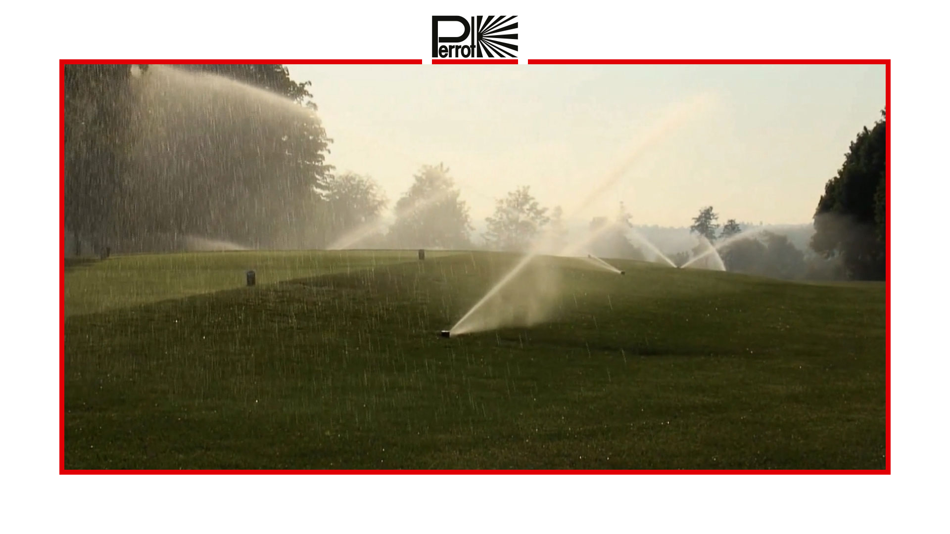 Irrigazione su campo da golf